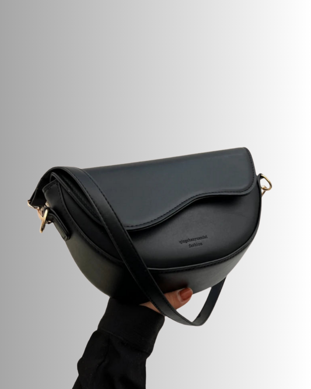 Eloise Sac à main – Cuir noir