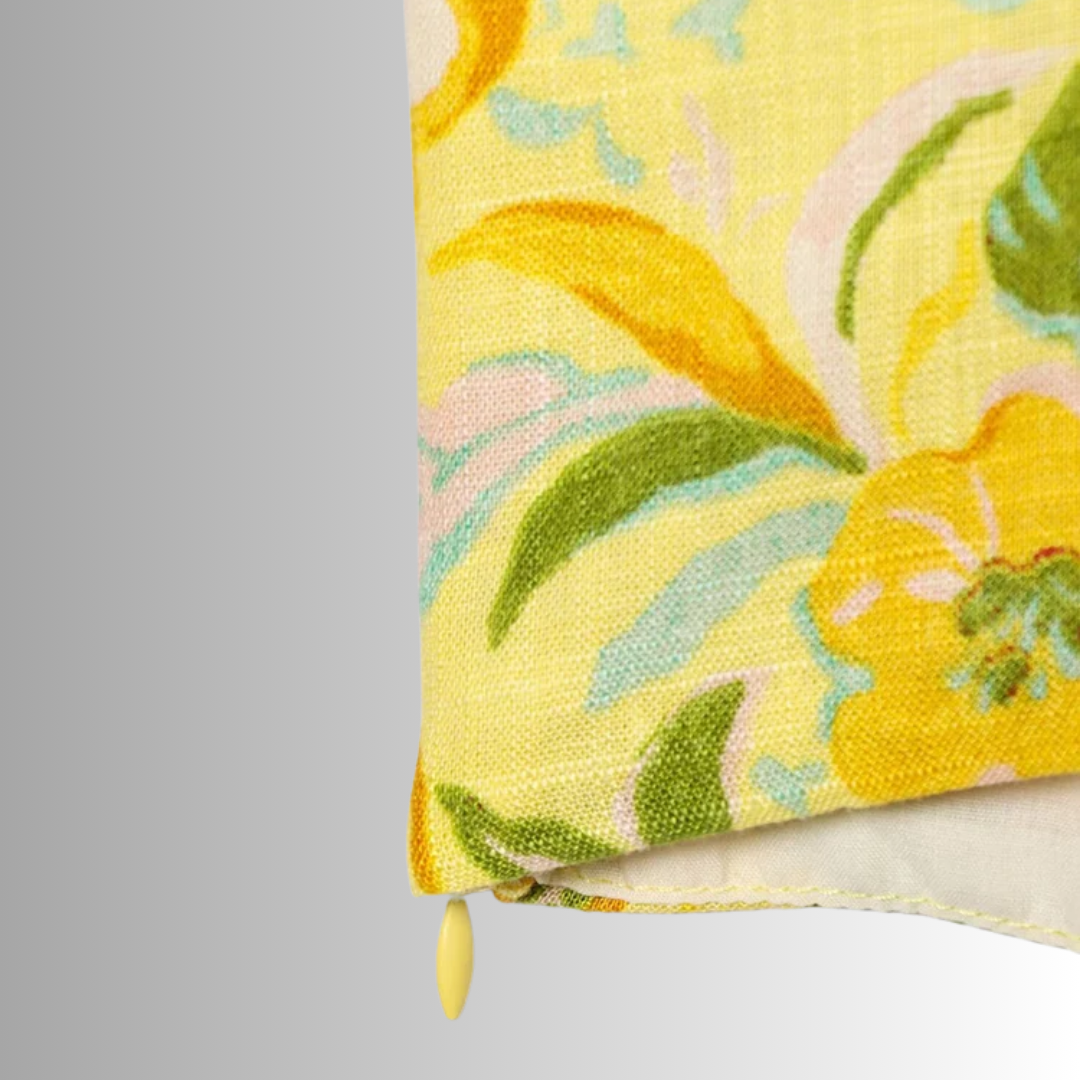 Ensemble deux pièces Rosa – Motif floral jaune