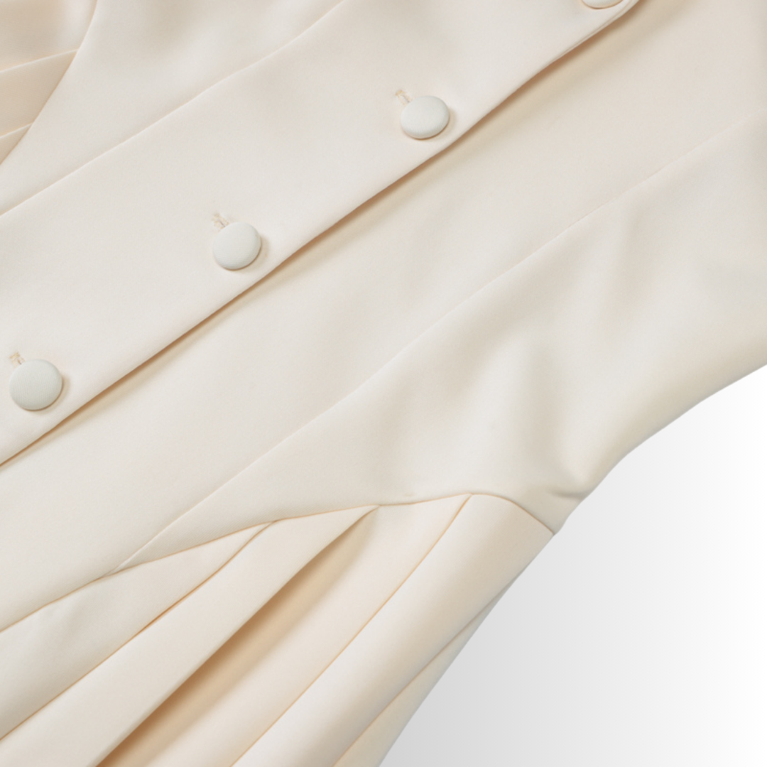 Vestido mini Madison – Negro, corte elegante