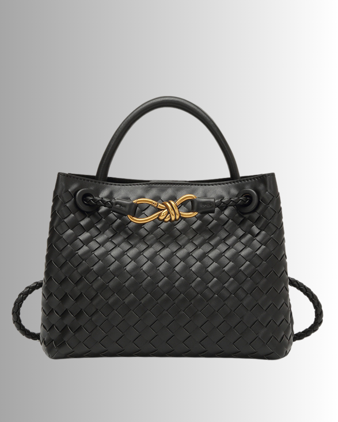 Camille Orange Woven Bag – Retro Everyday Chic