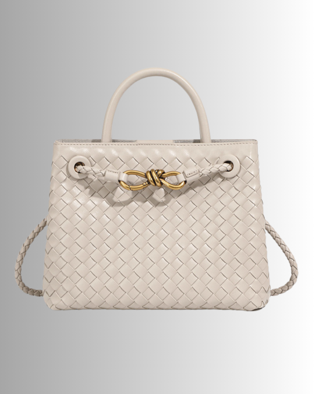 Camille Light Green Woven Bag – Retro Everyday Chic