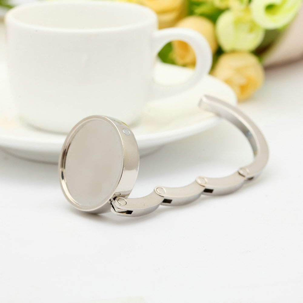 GlamHook | Elegante gancho de mesa para bolsos: mantén tu bolso limpio, seguro y siempre a mano 