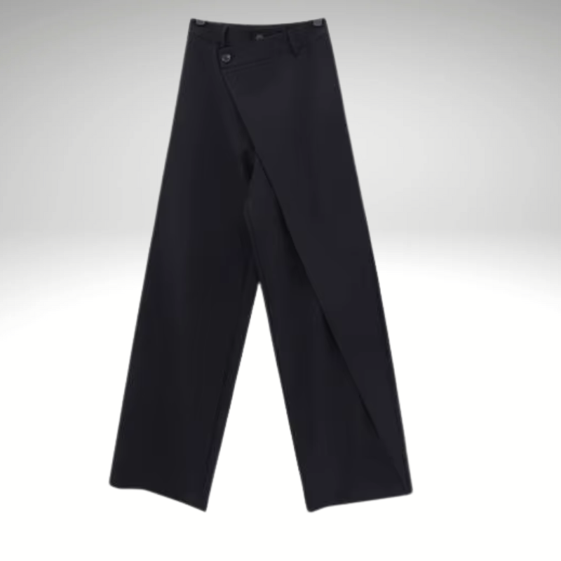 Black women’s baggy pants – high-waist