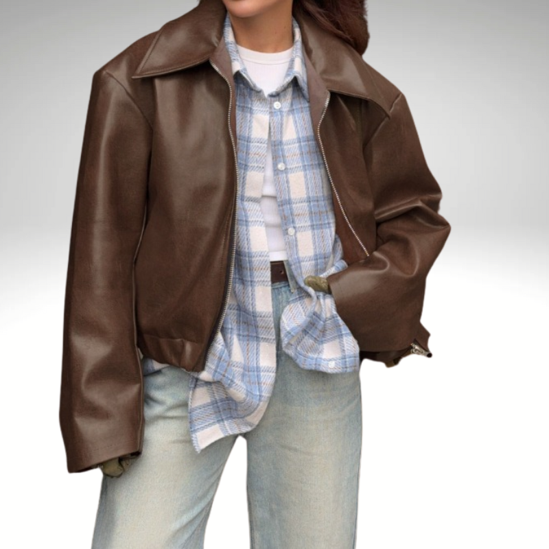 Women’s bomber jacket fall winter elegant style