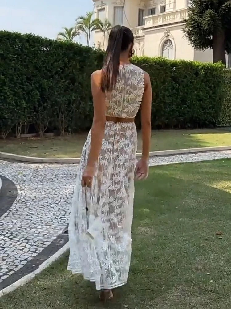 white-lace-skirt-top-set-back