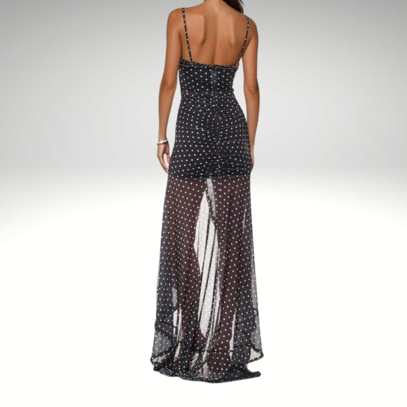 summer-vacation-polka-dot-maxi-dress-women-back