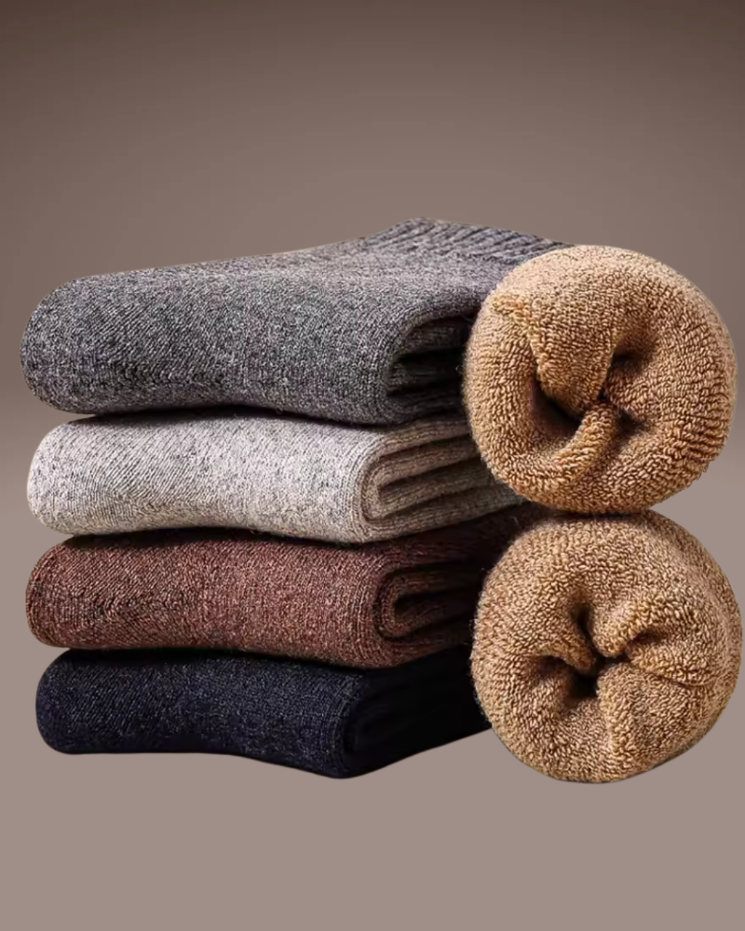 Merino wool and nylon socks for skiing and outdoor activities