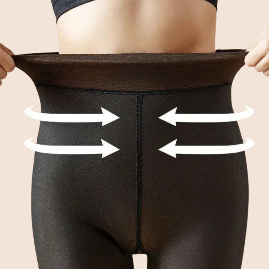 warm-winter-fleece-leggings-women- detail extensible 