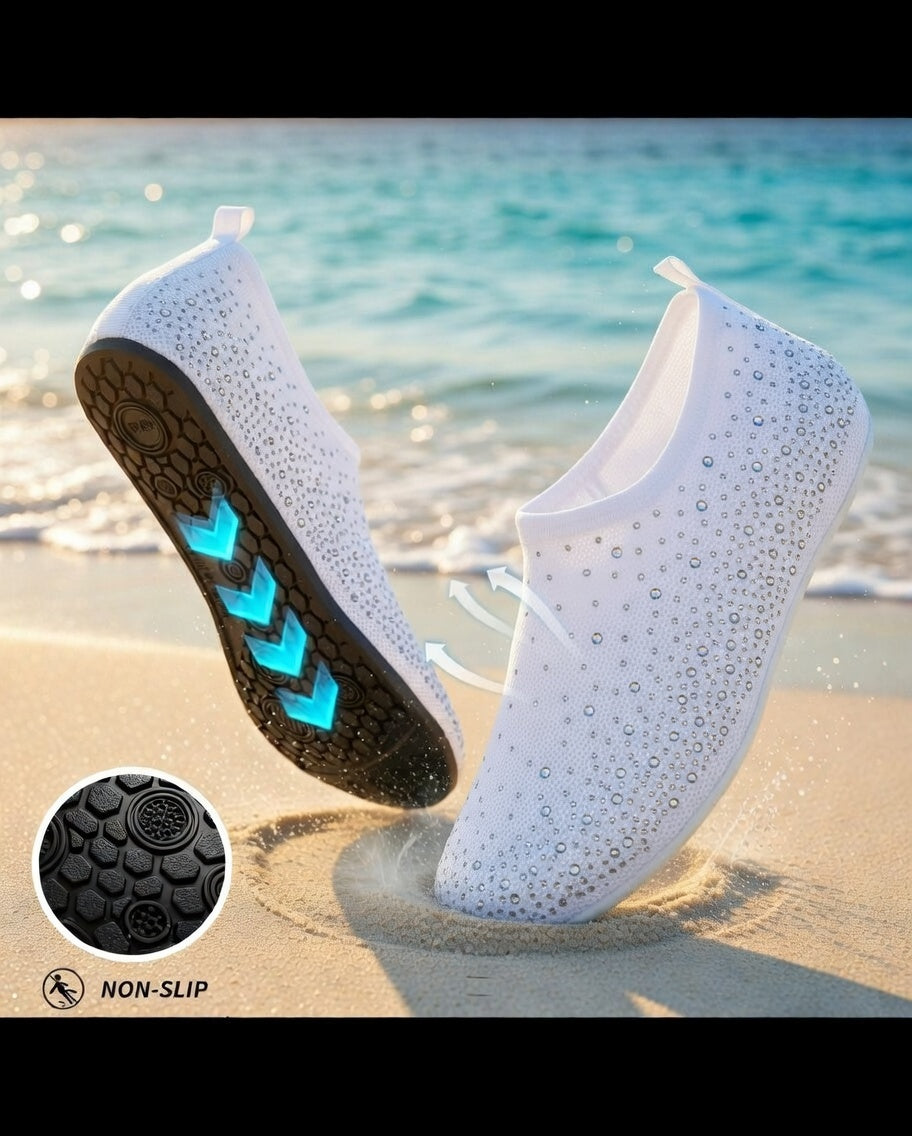 non-slip sole of water shoes for beach