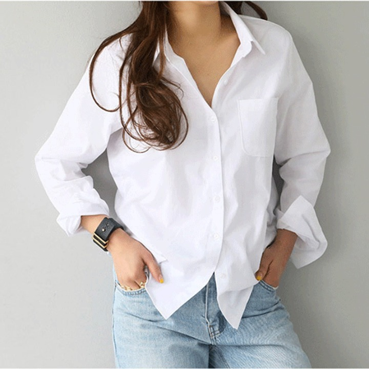 white shirt woman