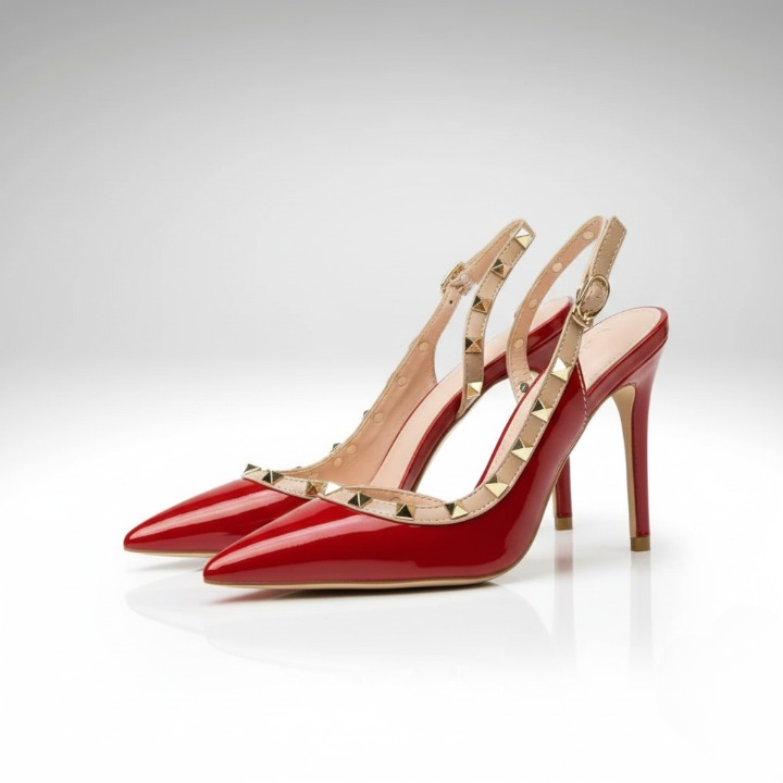 Stylish red shoes for women with a modern look