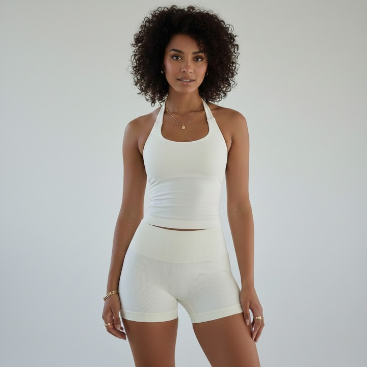 womens-seamless-sports-top-halter-white-_white_front view-bra and bottom