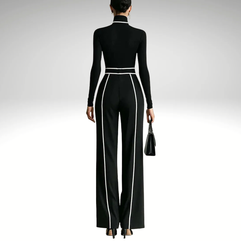 Women’s wide-leg pants set back view